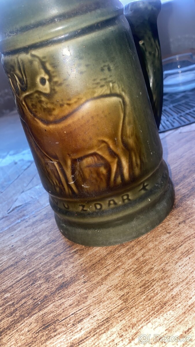 Starý myslivecký korbel - lovu zdar 0,5l