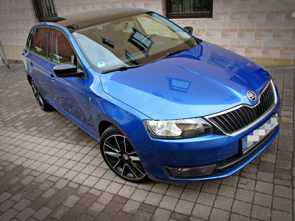 MOC HEZKÝ ŠKODA RAPID - 1.2TSI -77Kw, EDICE MONTE CARLO