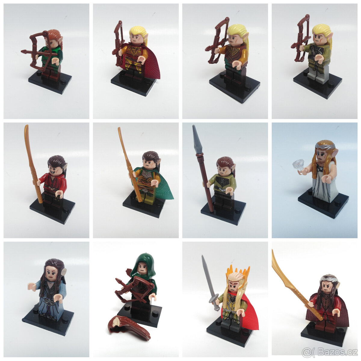Minifigurky Pán prstenů - Elfové III