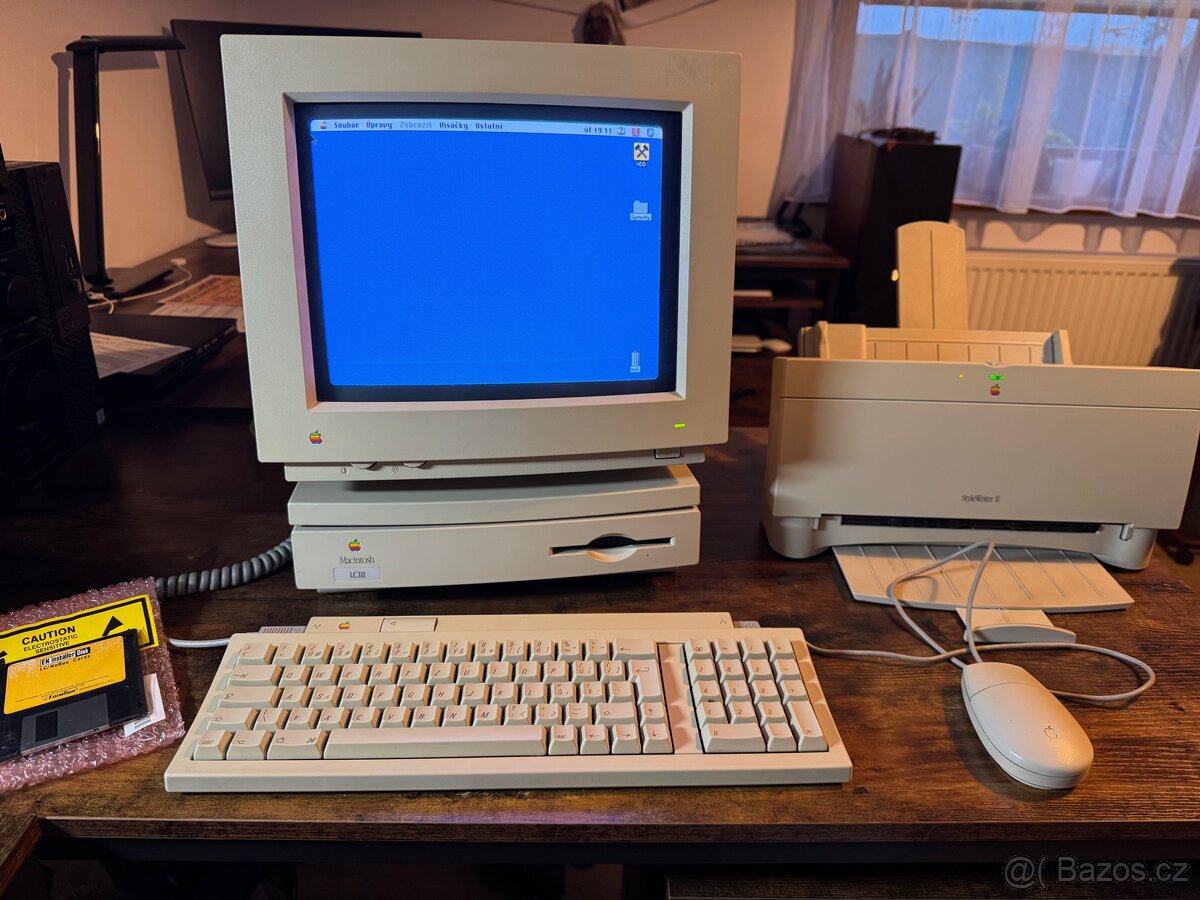 Apple Macintosh LC III+tiskárna StyleWriter II -100% ok stav