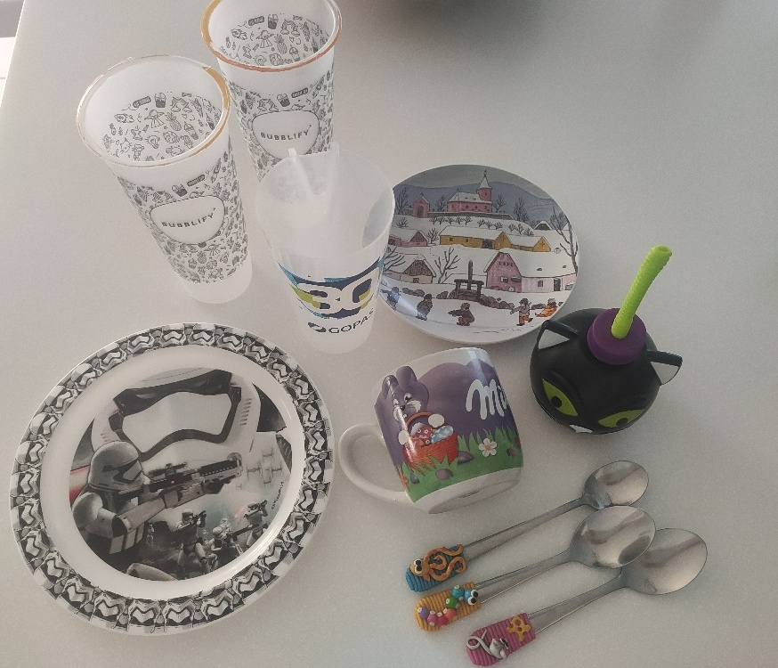 Dětské nádobí, dortová forma, miska, plotýnka Tefal