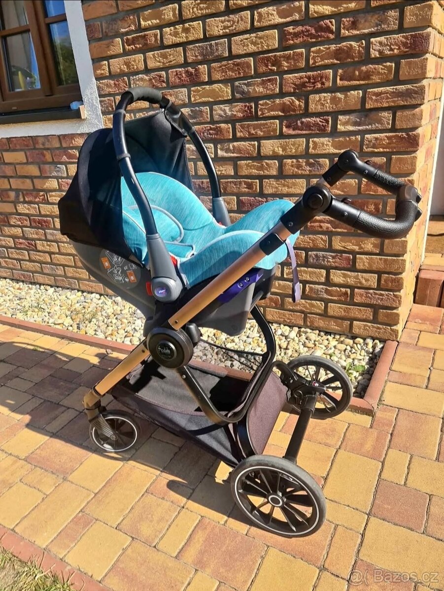 Set podvozek CAM techno s dětskou sedačkou