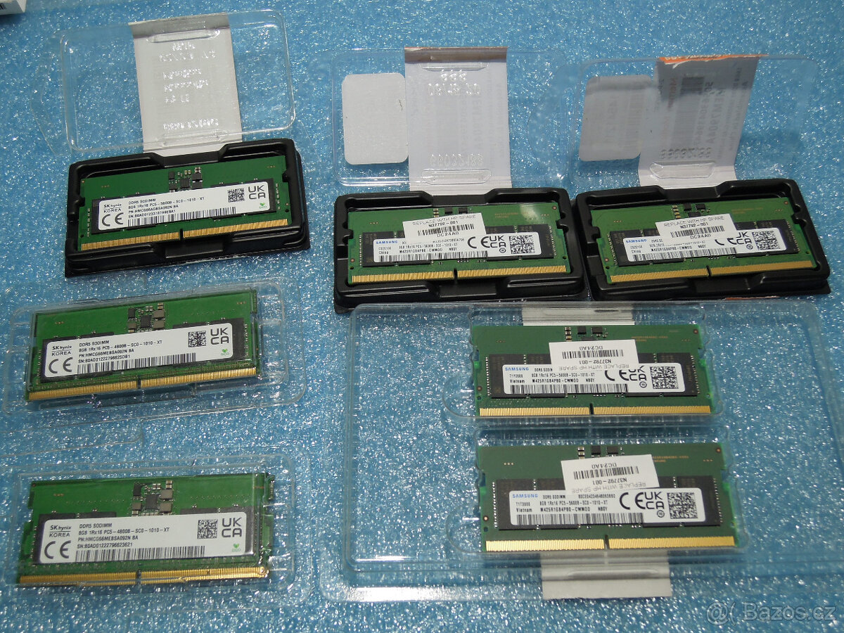 RAM paměť Samsung do PC DDR5 4800MHz 5600Mhz 16GB KIT 2x8gb