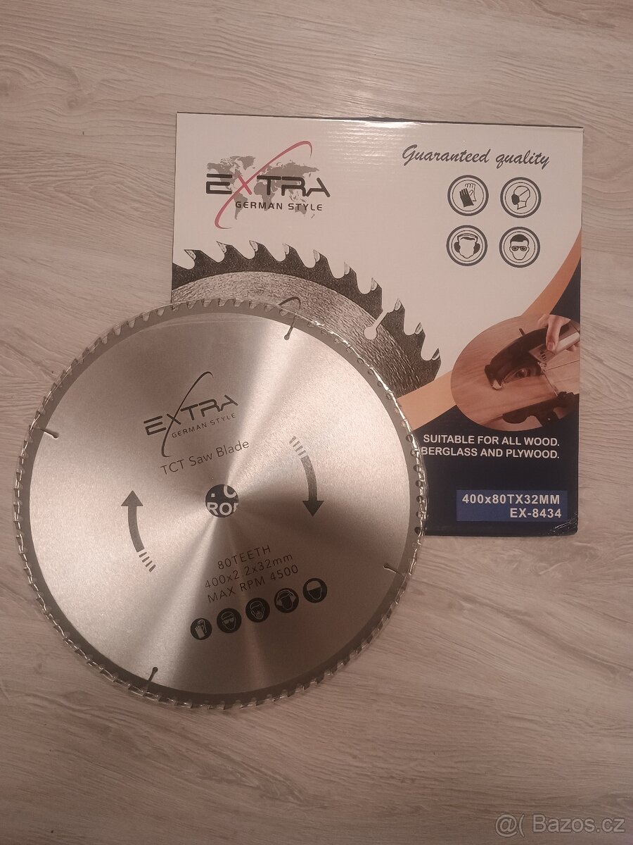 Pilový kotouč na dřevo 400mm 80 zubů
