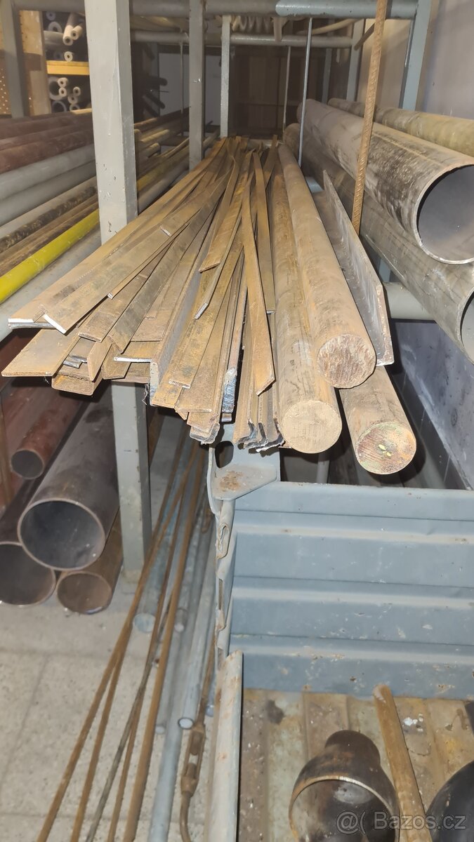 Hutní materiál ocel plochá, kulatina...atd