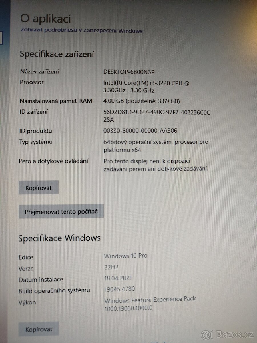PC set monitor internet komplet