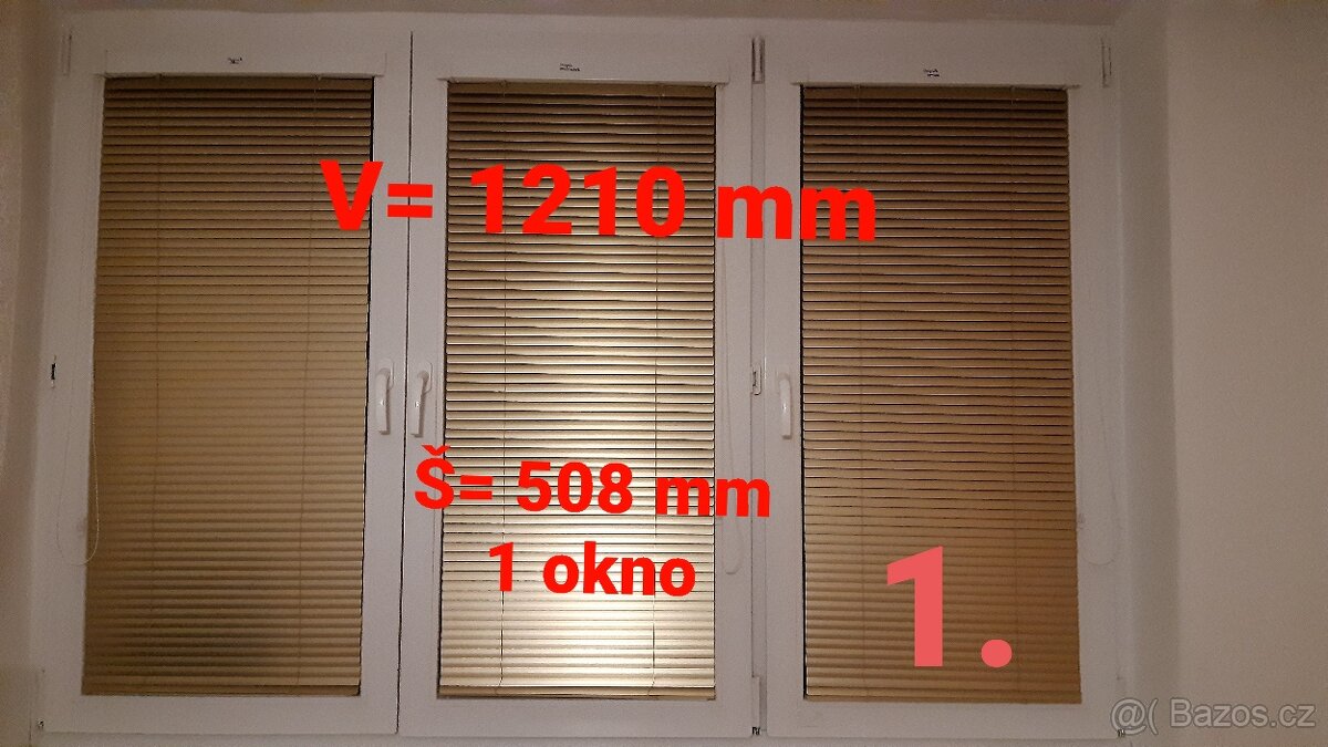 Žaluzie vnitřní-interiérové +síta do oken 