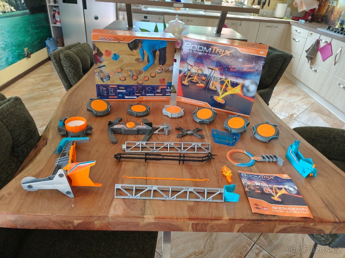 Stolní hra kuličky Boom trix kuličková dráha