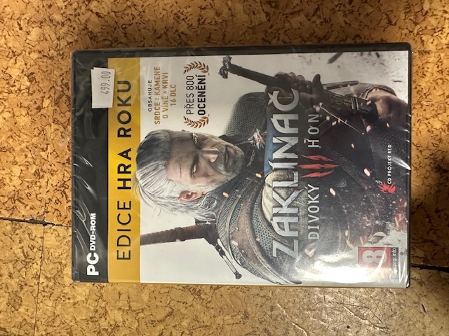 PC hra Zaklínač 3 - nová, nerozbaleno
