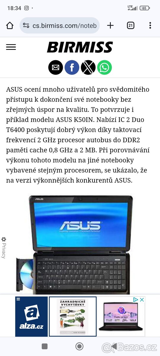 Asus k50IN