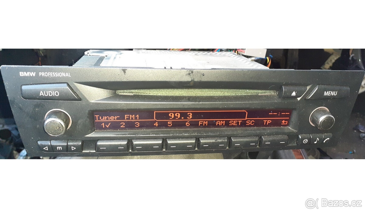 BMW e90 / e87 - Originál rádio + CD měnič + klimaovládání