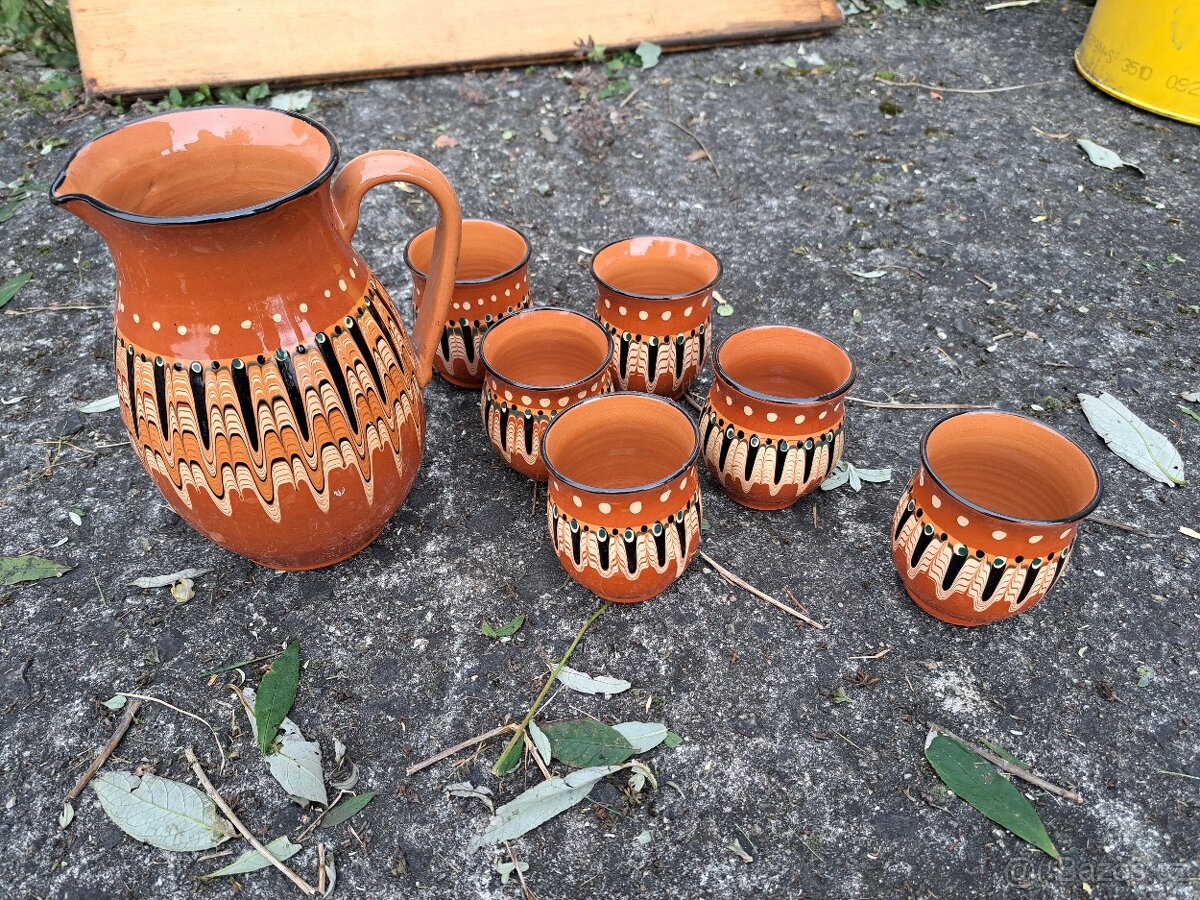 Bulharská keramika set
