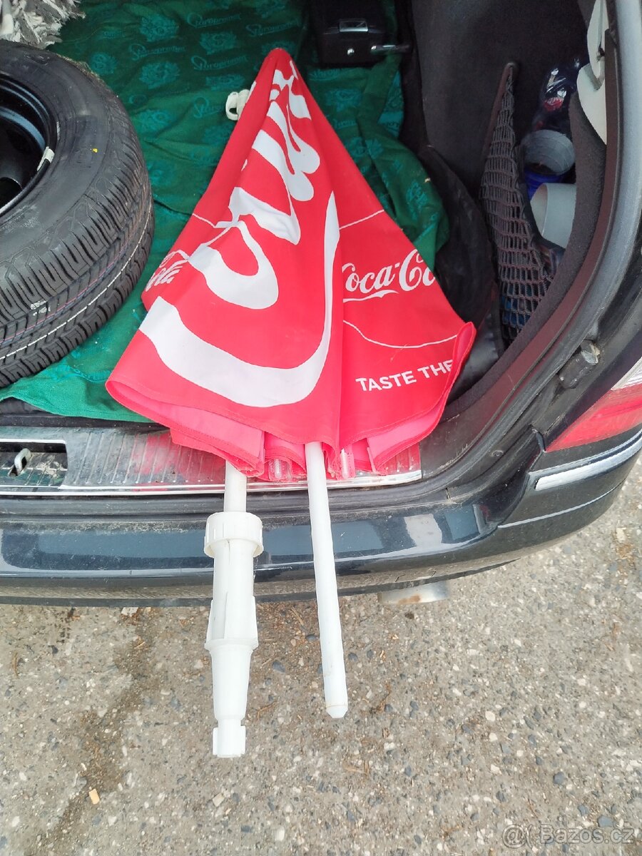 Prodám slunečník od firmy Coca Cola