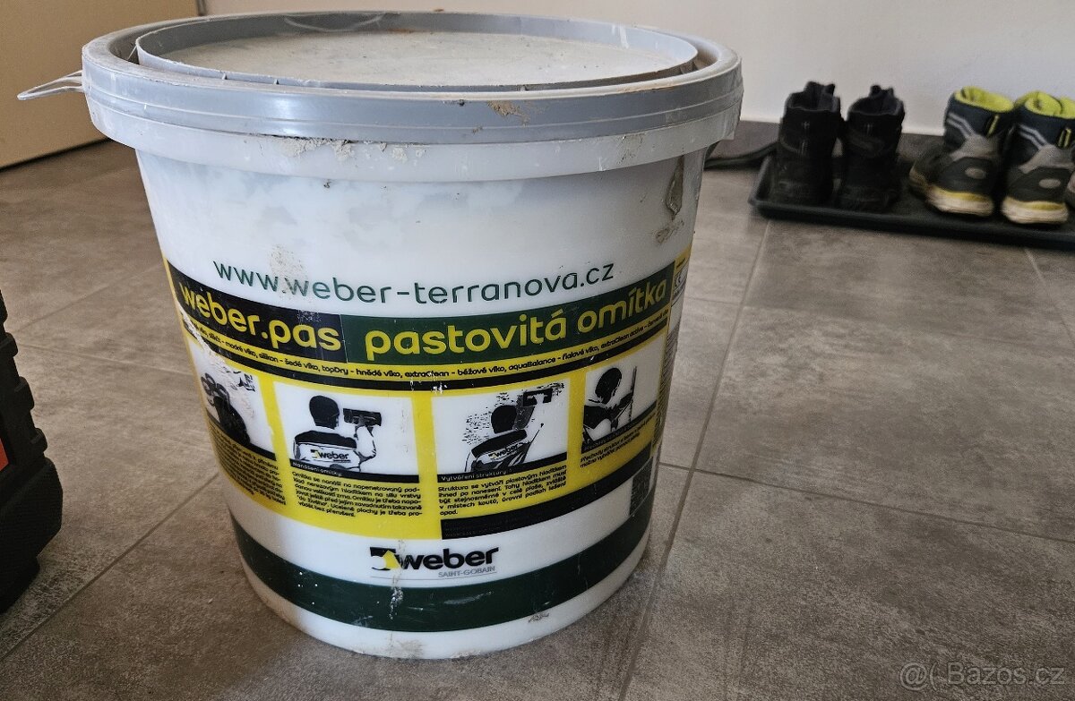 Pastovitá omítka silikonová WEBER 30 kg