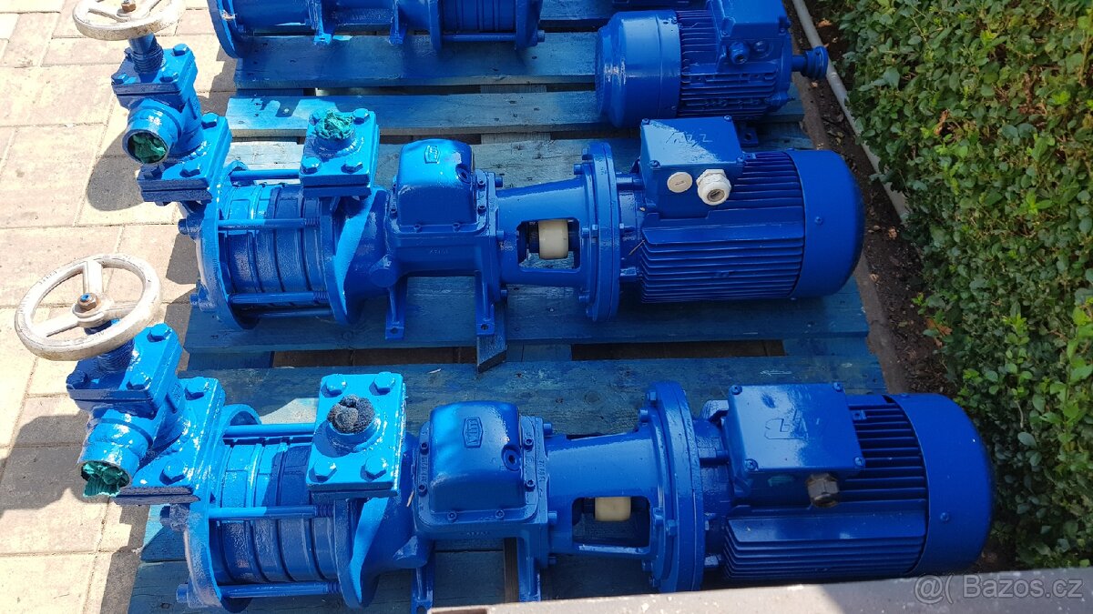 Výkonné čerpadlo 5 stupňů 16bar 5.25l/s 5.5kW