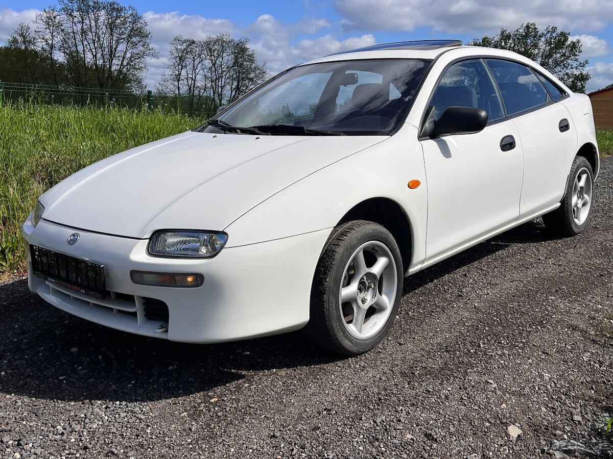 MAZDA 323F 1.5i 65KW,1995,120TKM,2.MAJ,ŠÍBR,EL.VÝBAVA,PĚKNÁ