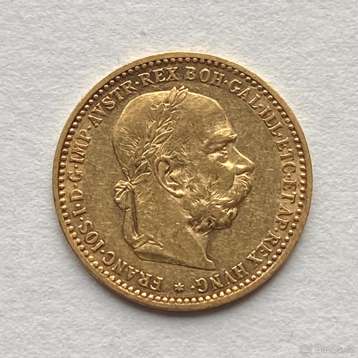 Rakousko Uhersko FJI. zlatá 10 koruna 1896 bz sbírkový stav