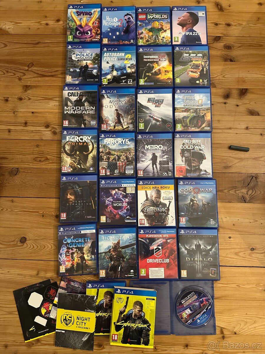 Hry na playstation 4