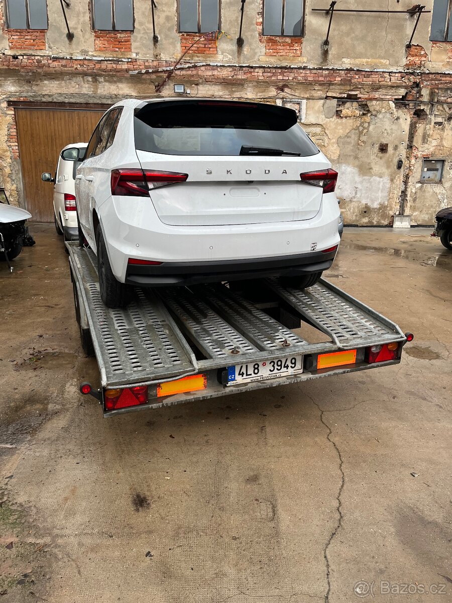 díly Škoda Fabia IV 2021 Bílá najeto 1200km