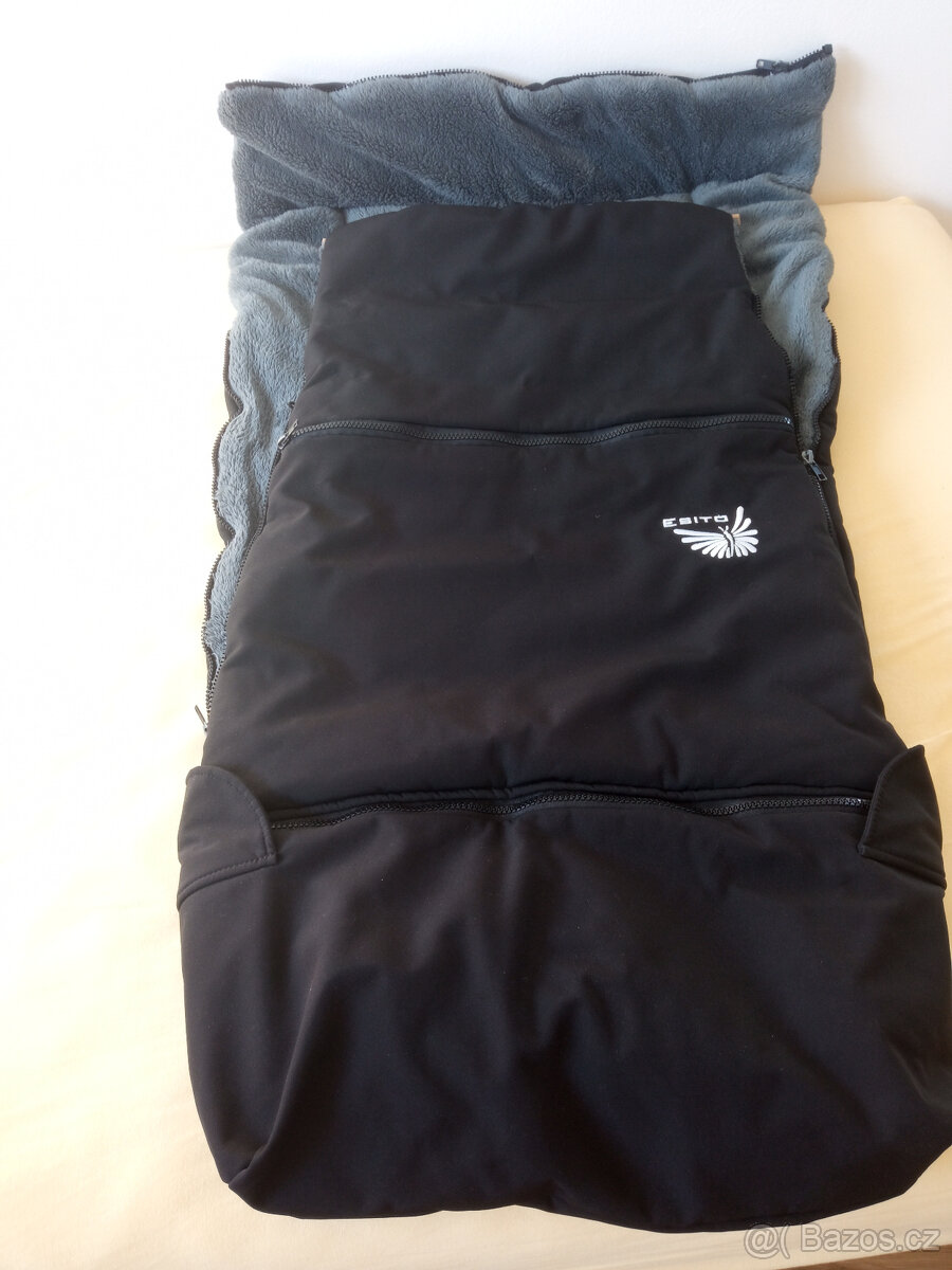 Zimní fusak do kočáru soft duo plus Esito