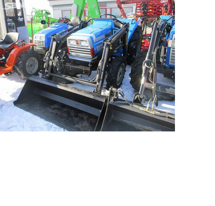 Malotraktor Iseki TA 255 repas, nakladač