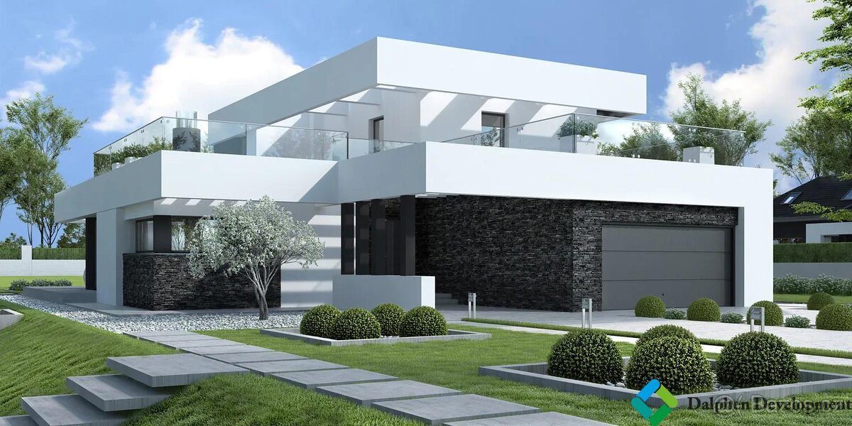 Exkluzivní prodej pozemku s výstavbou luxusní vily s garáží