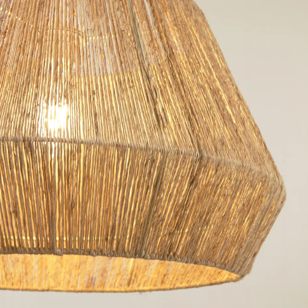 Designové jutové stropní stínidlo(lustr) Kave Home Crismilda