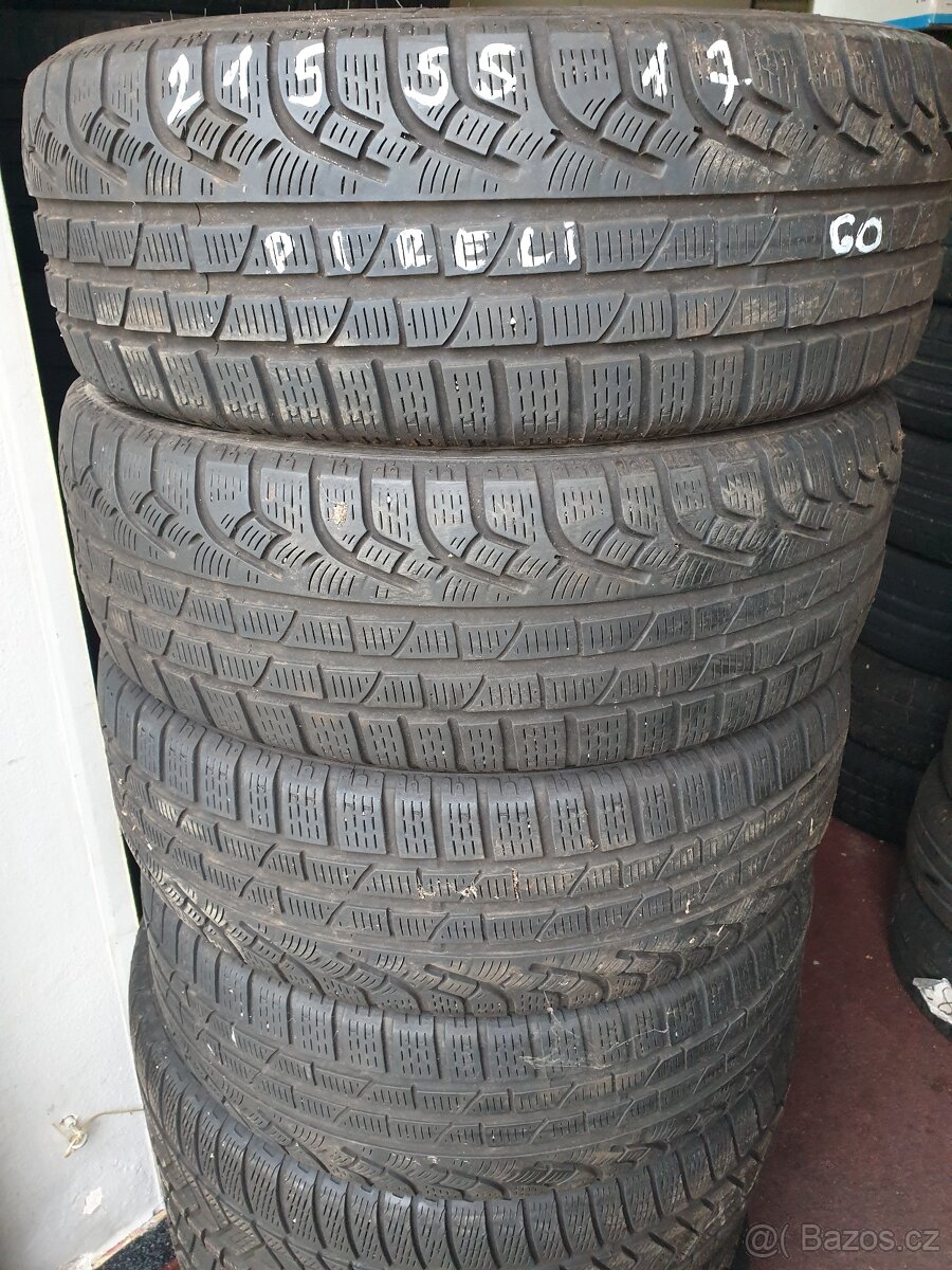215/55 R17, Zimní, 4,7mm, PIRELLI