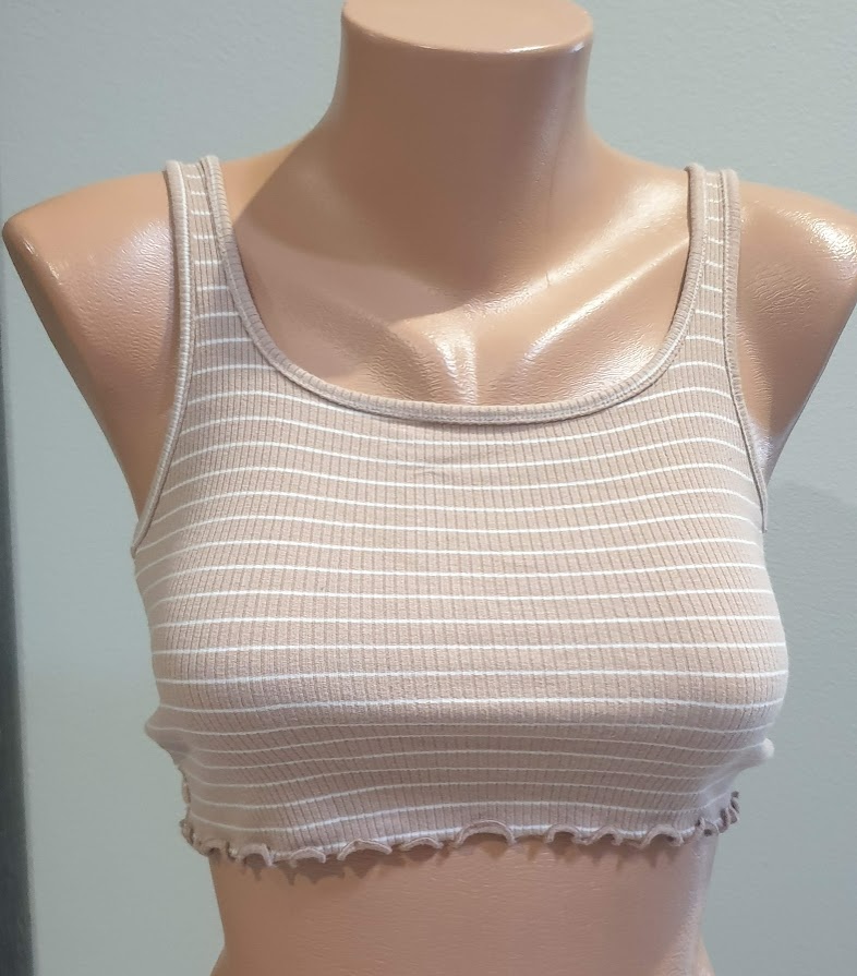 Tílko crop top