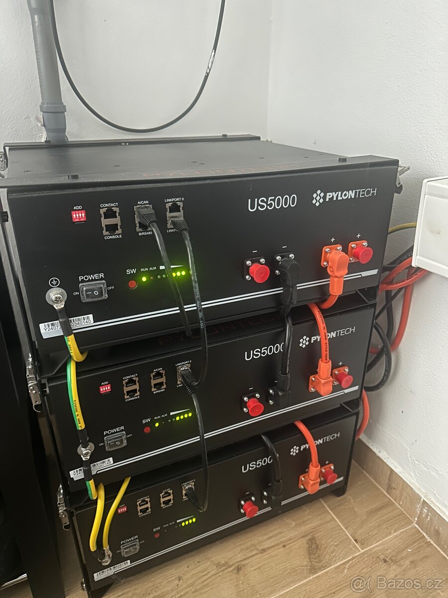 3ks Pylontech US5000 48V 4,8kWh - 14,4 kwh