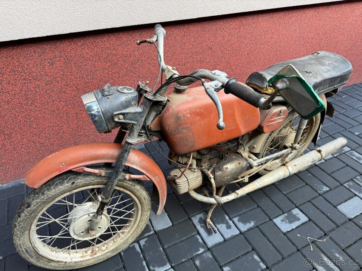 Jawa 23 Mustang bez TP, velmi dobrá cena 7.