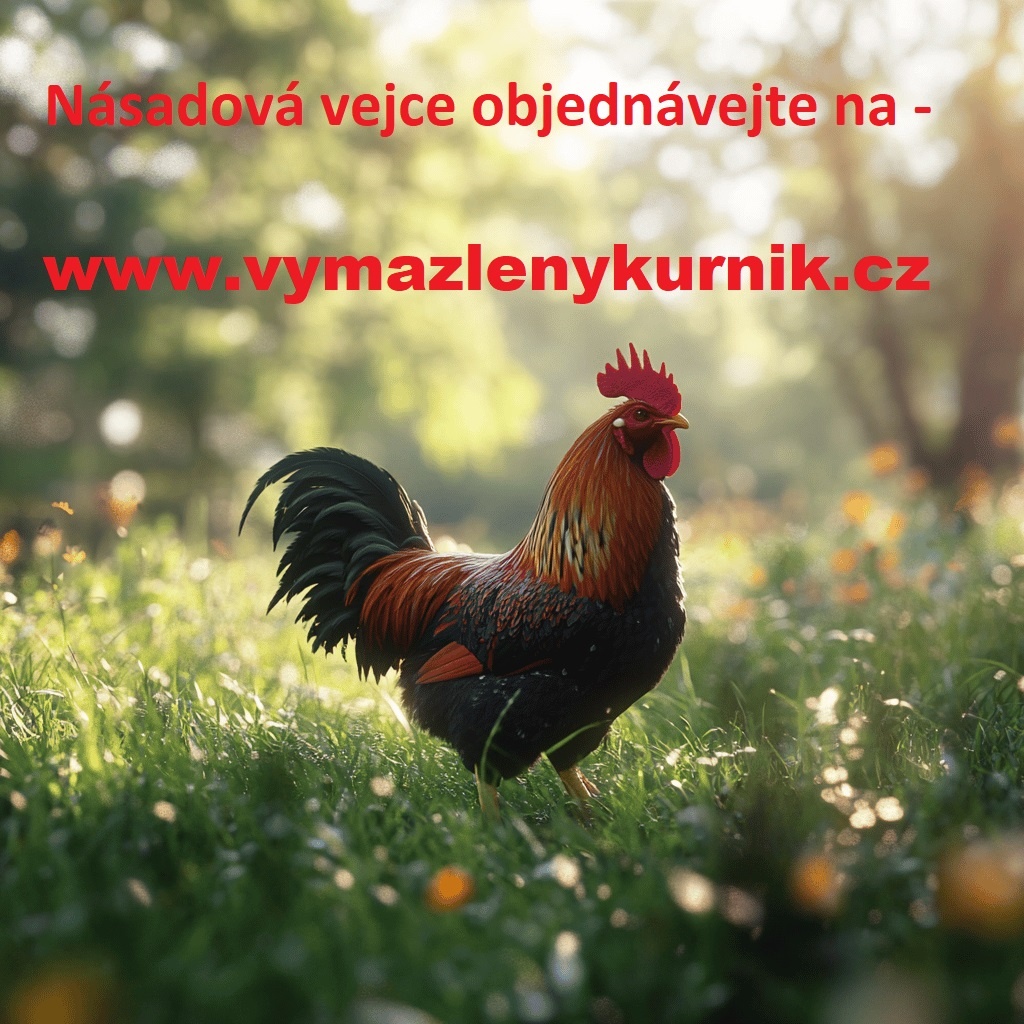 Araukana divoce zbarvená - nasadova vejce + kuřata