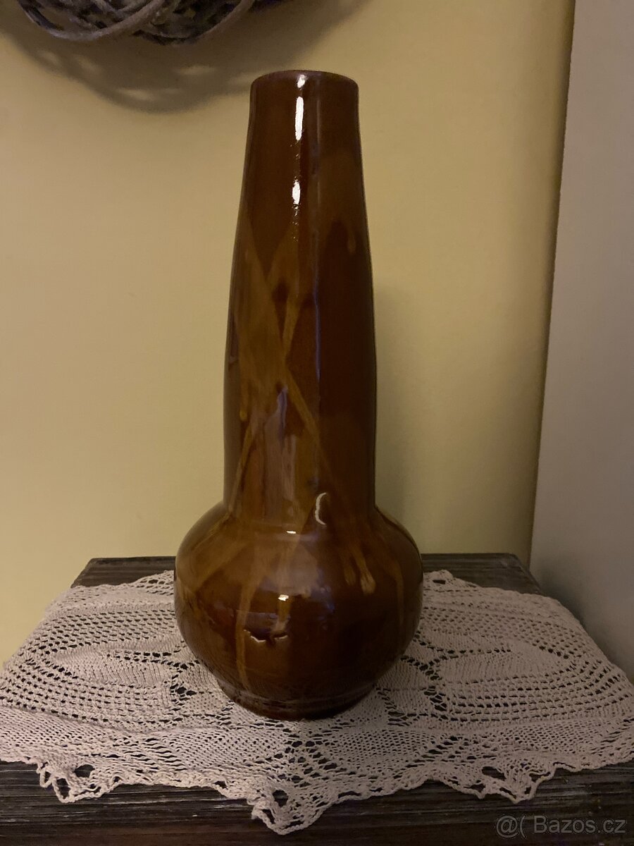 Váza kameninová Bochnia značená, v 30 cm