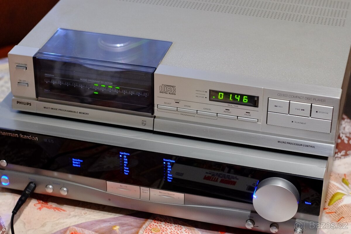 Philips cd 303 - stary legendarni cd prehravac