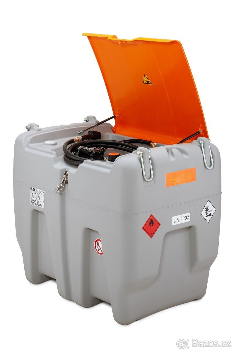 Mobilní nádrž na naftu CEMO DT-MOBIL 620 litrů, 12V