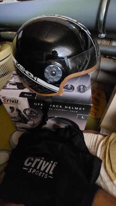 Otevřená helma Crivit Retro Ital design vel. L