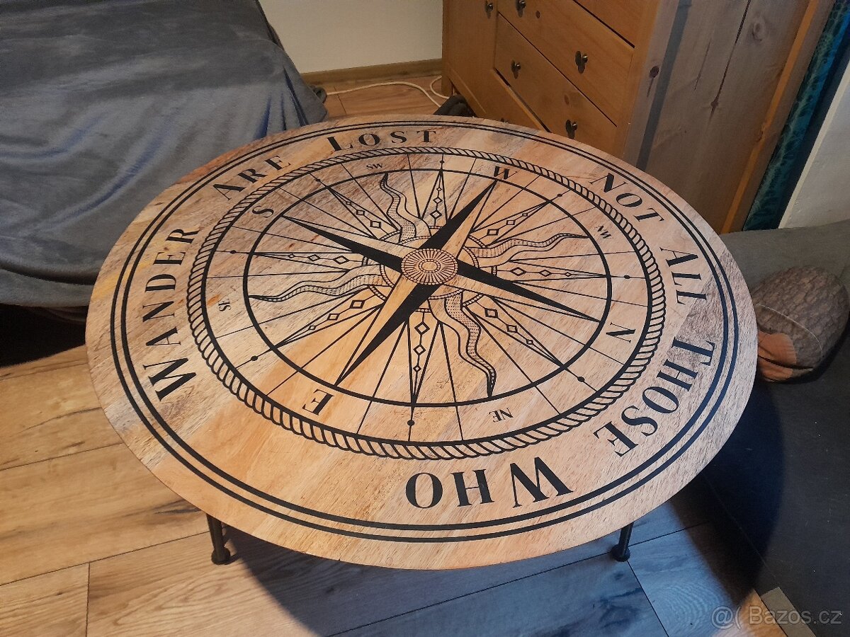 Konferenční stolek kulatý