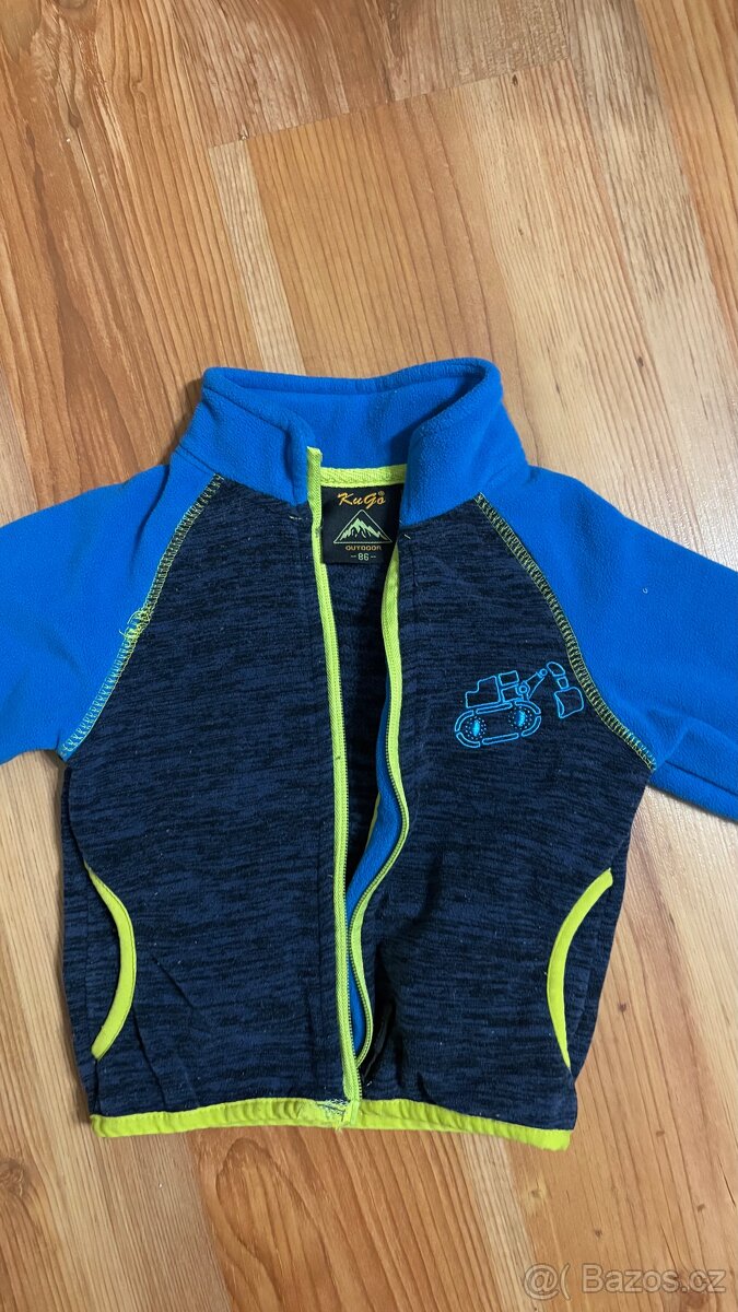 Chlapecka Fleesova mikina vel. 86