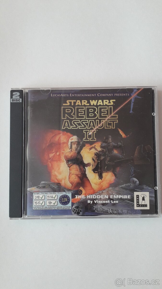 PC hra - Star Wars - Rebel Assault II - 2 CD