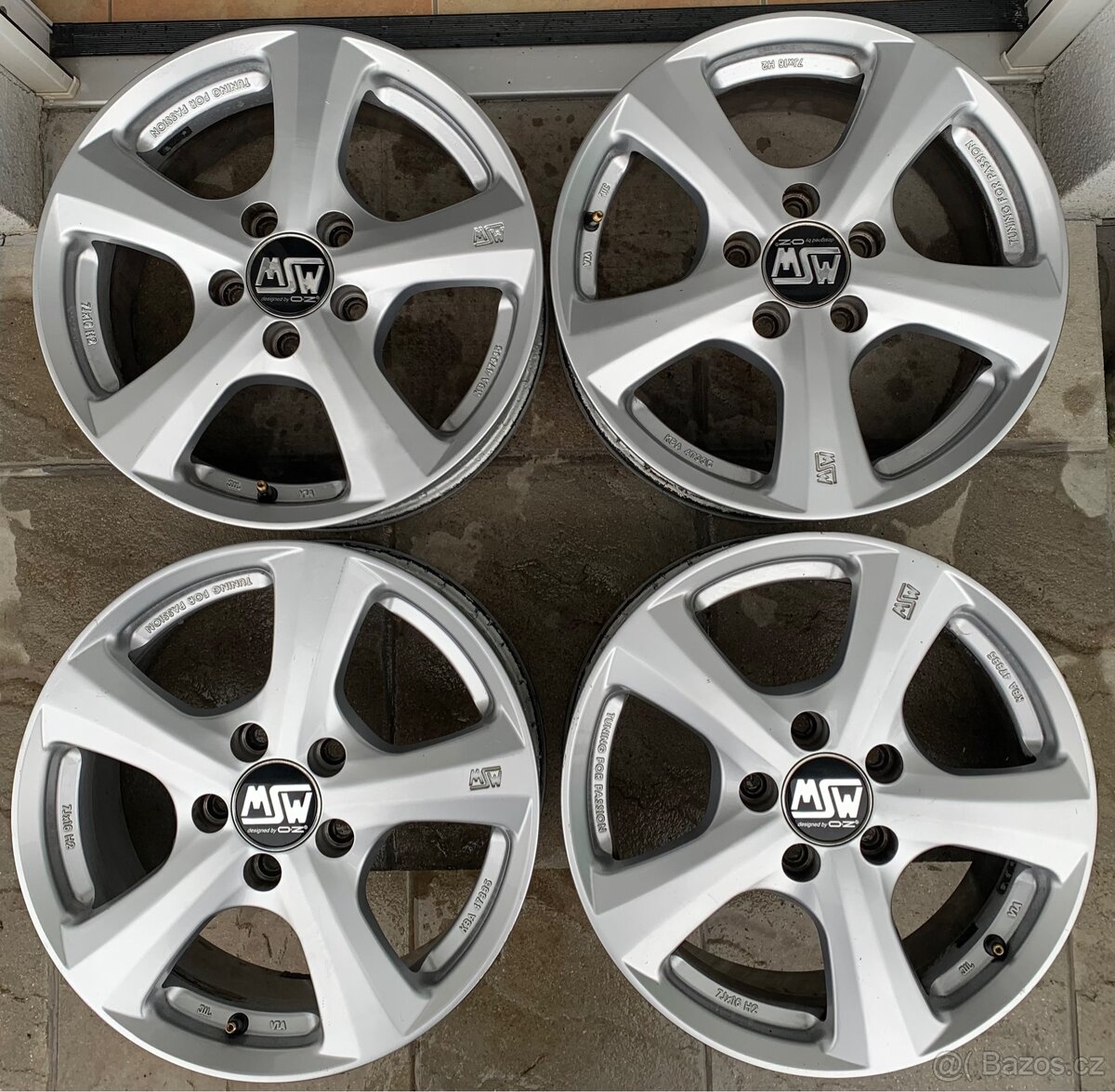 Alu disky MSW (OZ), 5x112, R16