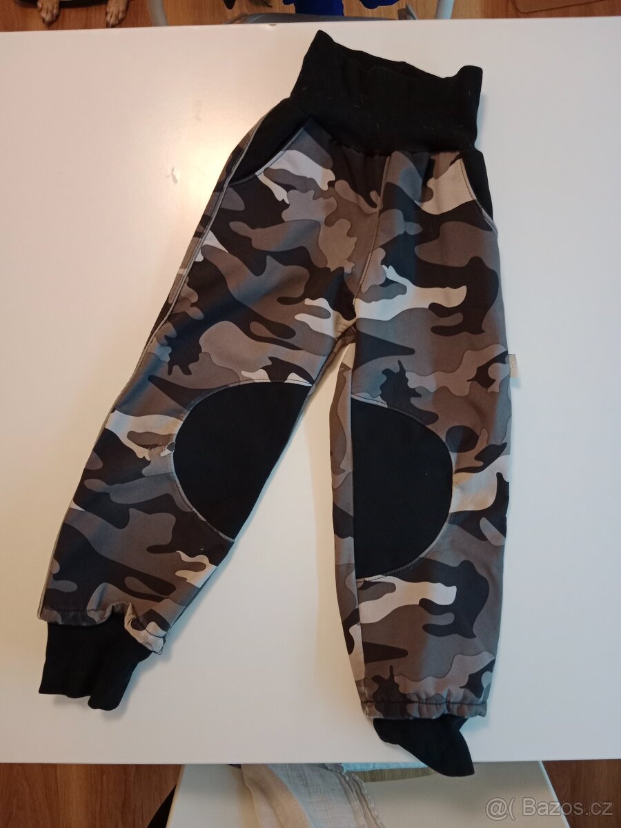 Softshellové kalhoty dětské_zateplené..vel.110/116