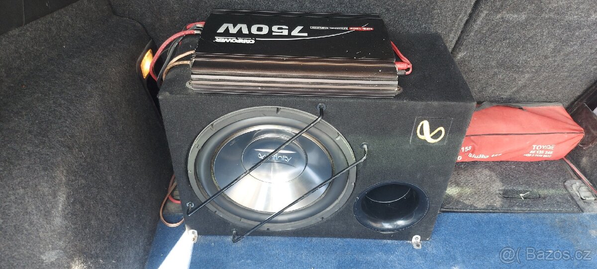 Prodám subwoofer a zesilovač carpower