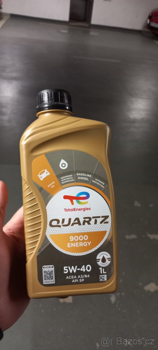Motorový olej QUARTZ 9000 energy 5w - 40, nevhodné do mého