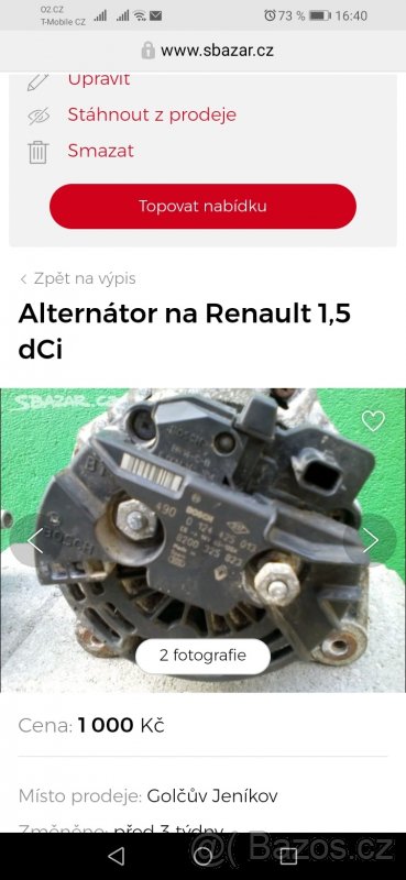 Alternátor