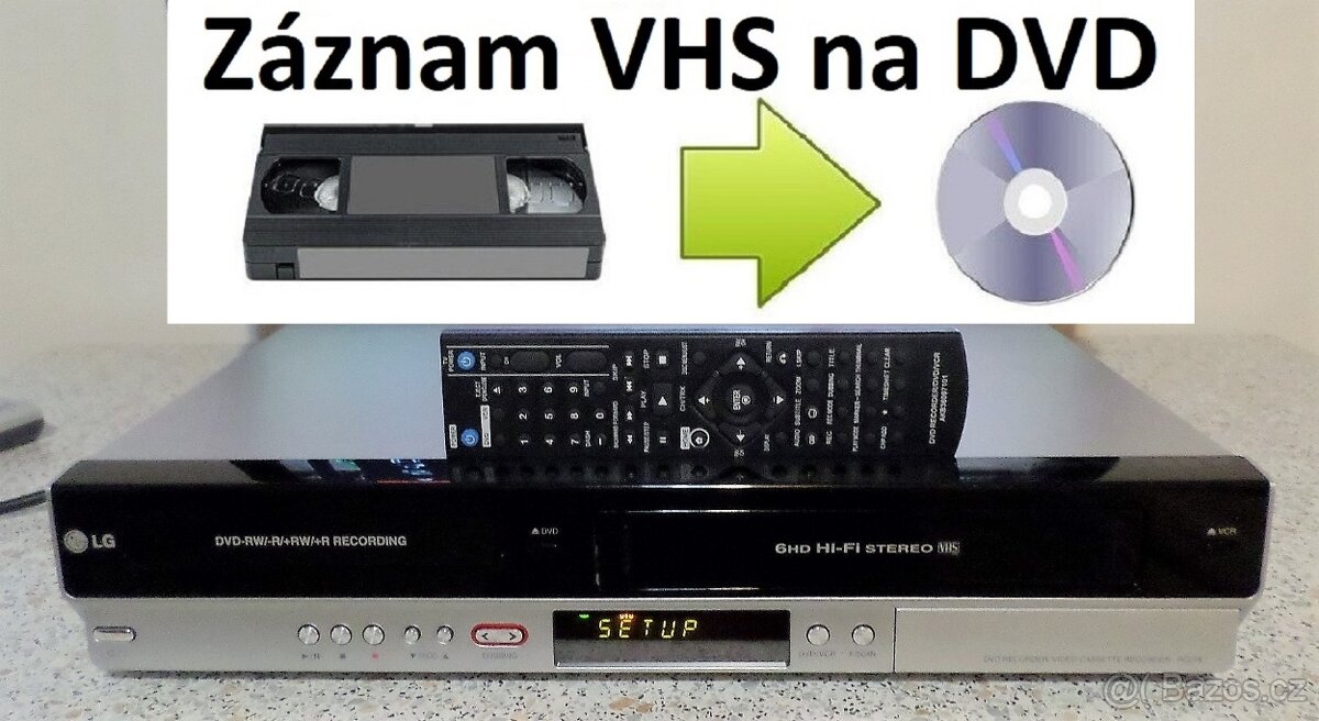 📼>📀VHS-DVD rekordér LG RC278