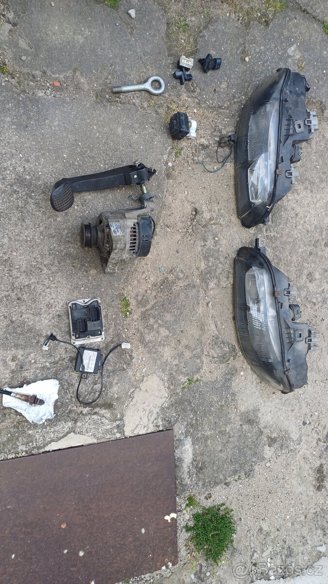Fiat brava 1.2 , světla, alternator , ridici jednotka-kompl