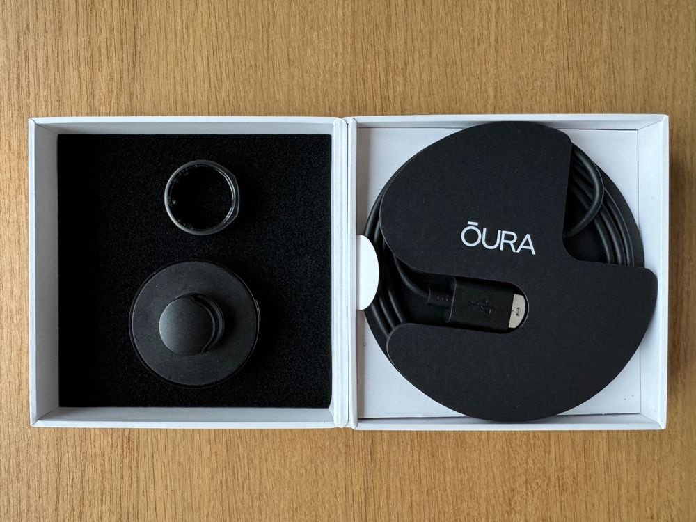 Oura Ring Gen 3 Heritage Stealth – velikost US 13, výborný s