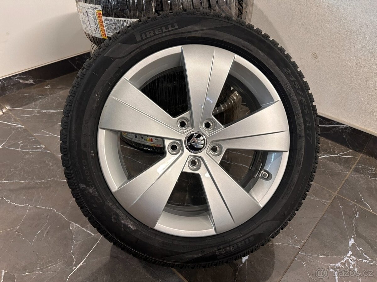 original alu kola škoda superb III IV R17 3v007364