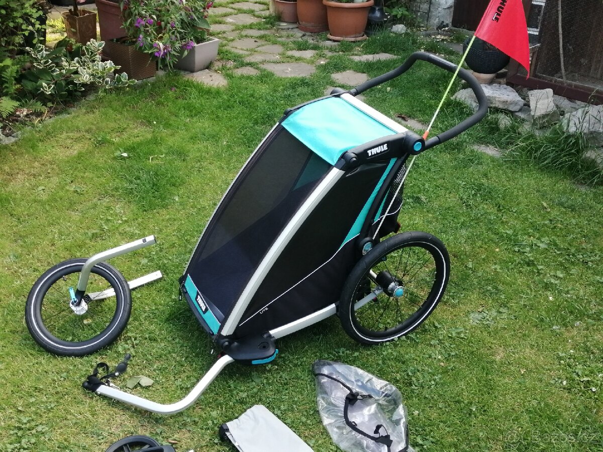 Thule Chariot lite 1 - vozík za kolo, jogging set