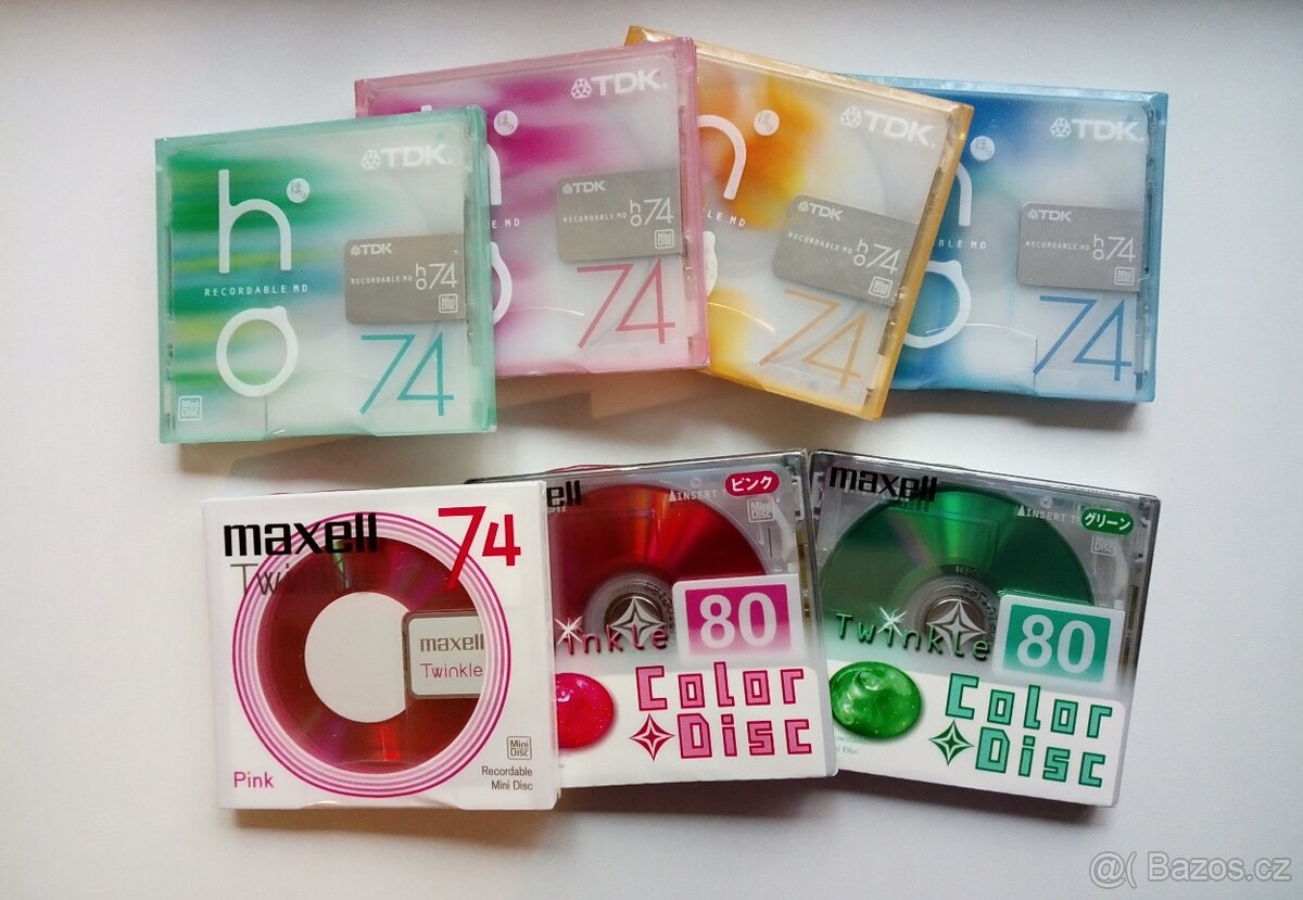 MiniDisc TDK 74, Maxell Twinkle 74/80 Japan